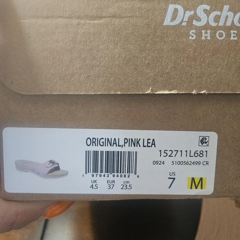 Dr. Scholl's Pink and Gold Mules - Picture 8 of 8